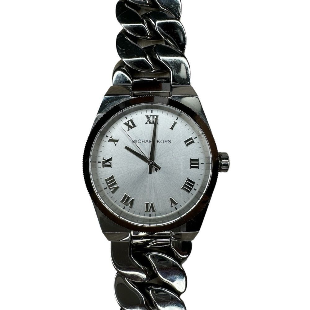 Michael Kors Channing Silver Dial Stainless Steel Ladies Watch MK3392